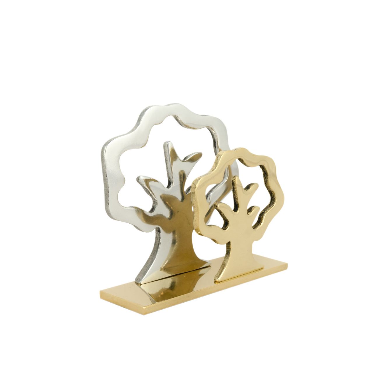 Business Card Holder Handmade Solid Metal Desk Accessory